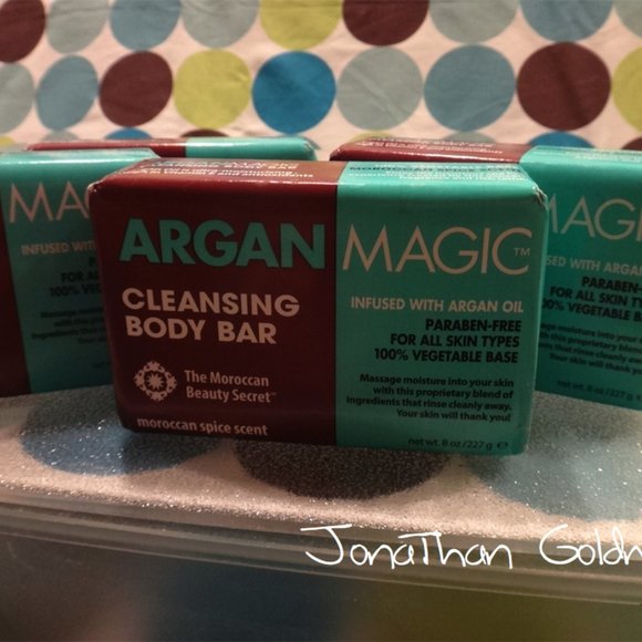 Argan Magic Cleansing Body Bar Soap Bar 8oz 227g - Picture 4 of 4